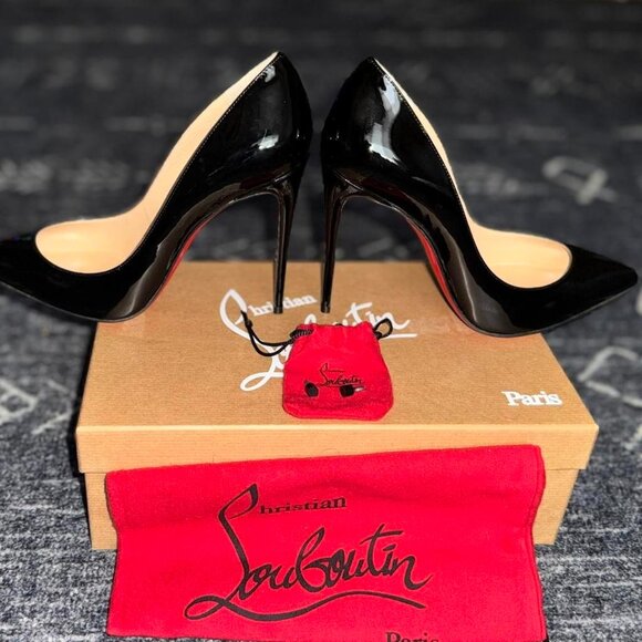 Christian Louboutin Pigalle Follies 100 Black Heels - Picture 8 of 8